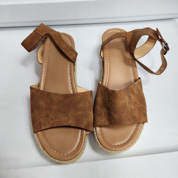Tan Size 39 Leather Sandals - Picture 4 of 7